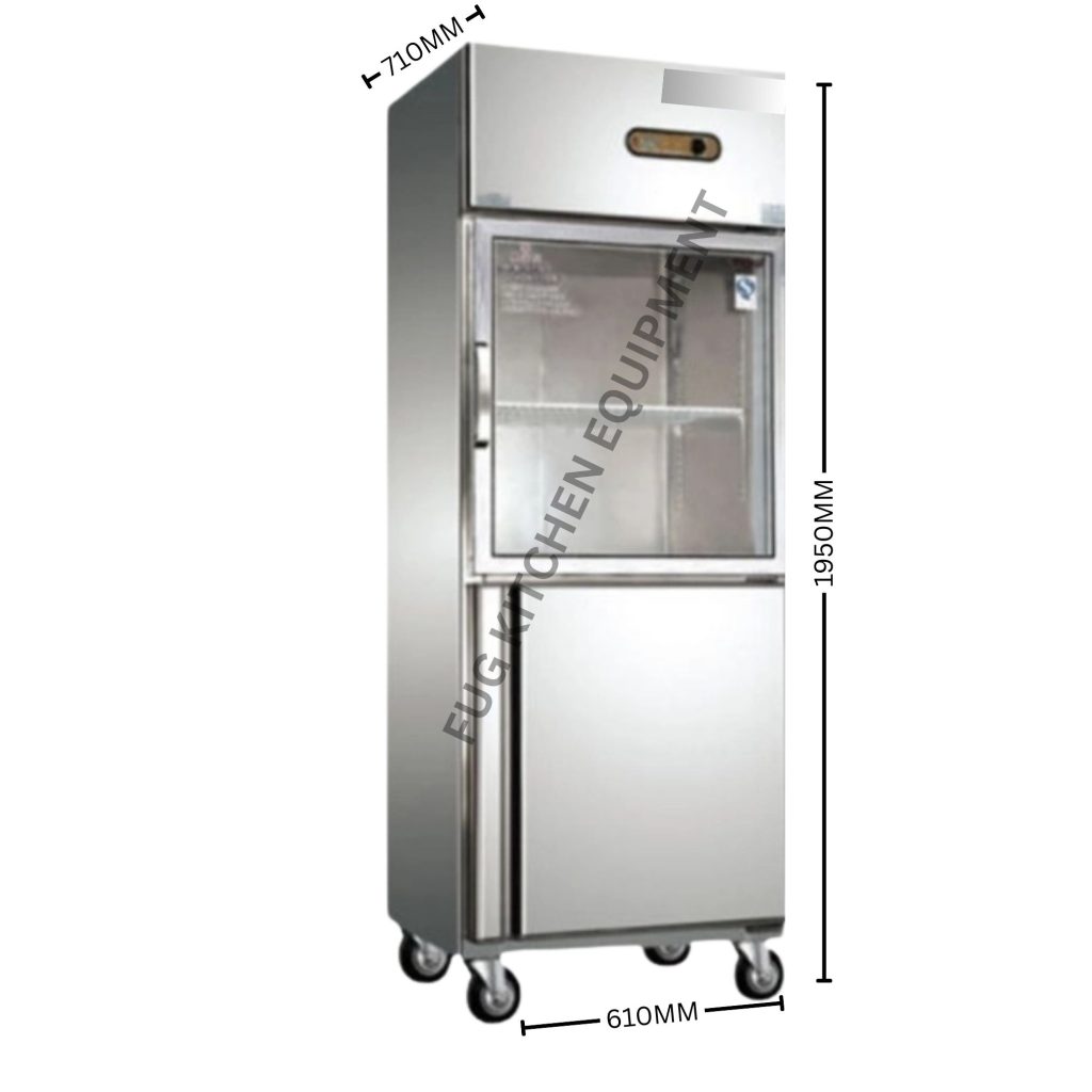 2 Door Upright Chiller Freezer (Static Cooling)