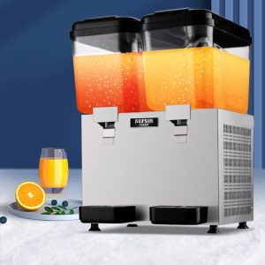 Juice Dispenser. Double Cylinder Single  Cooling Model